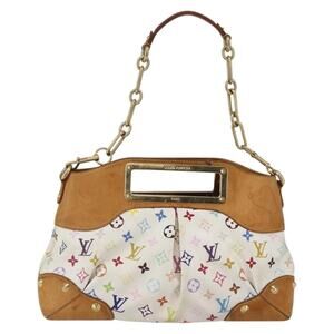 Louis Vuitton Monogram Multicolor Judy MM Handbag White
